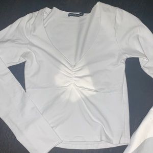 brandy melville white long sleeve